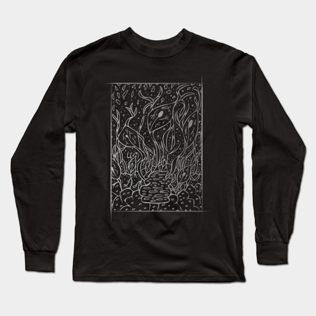 Brain Cell Garden Long Sleeve T-Shirt by BrokenGrin